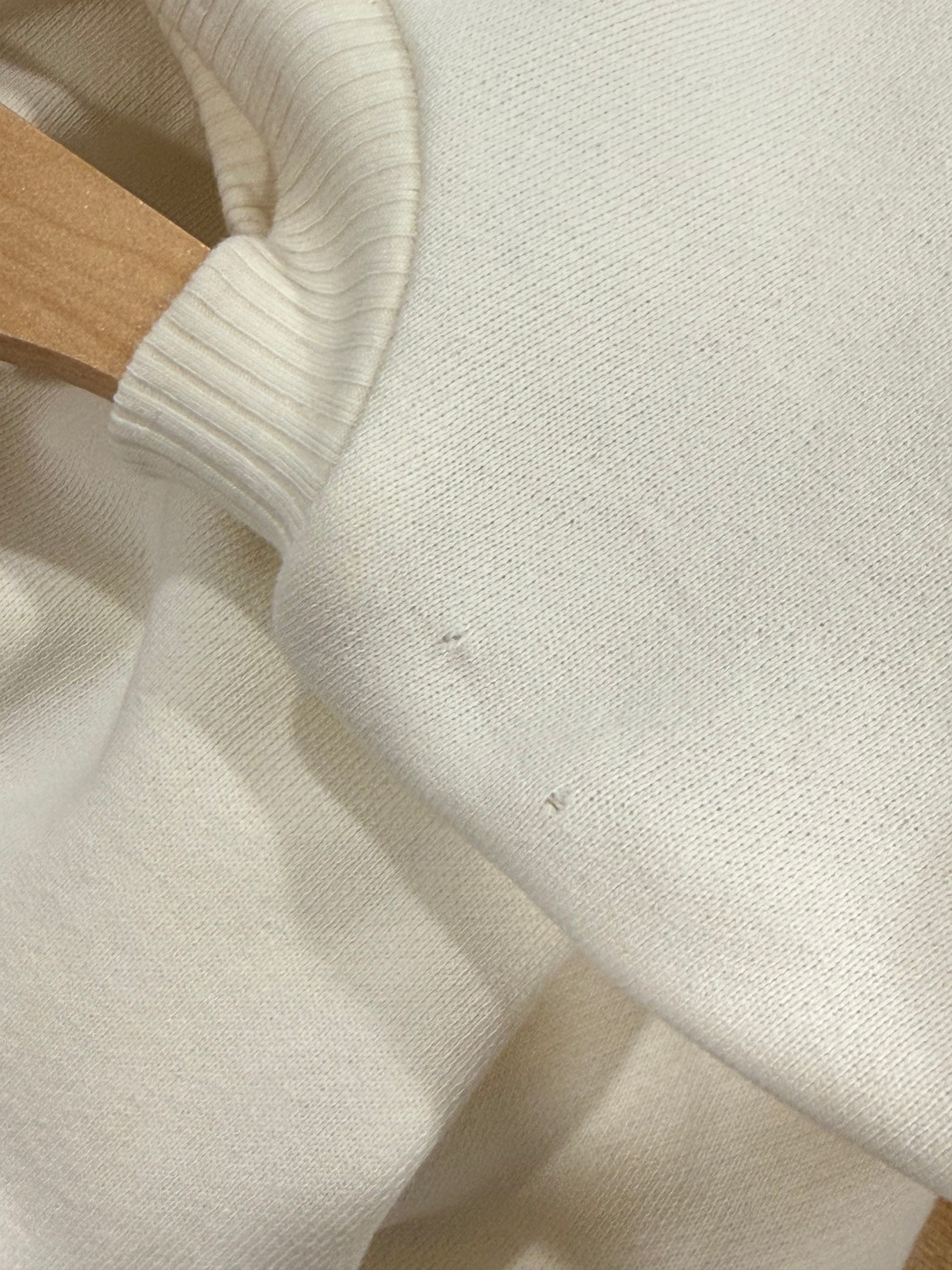 SAMPLE - MINI SWEATSHIRT ROMPER - MILK