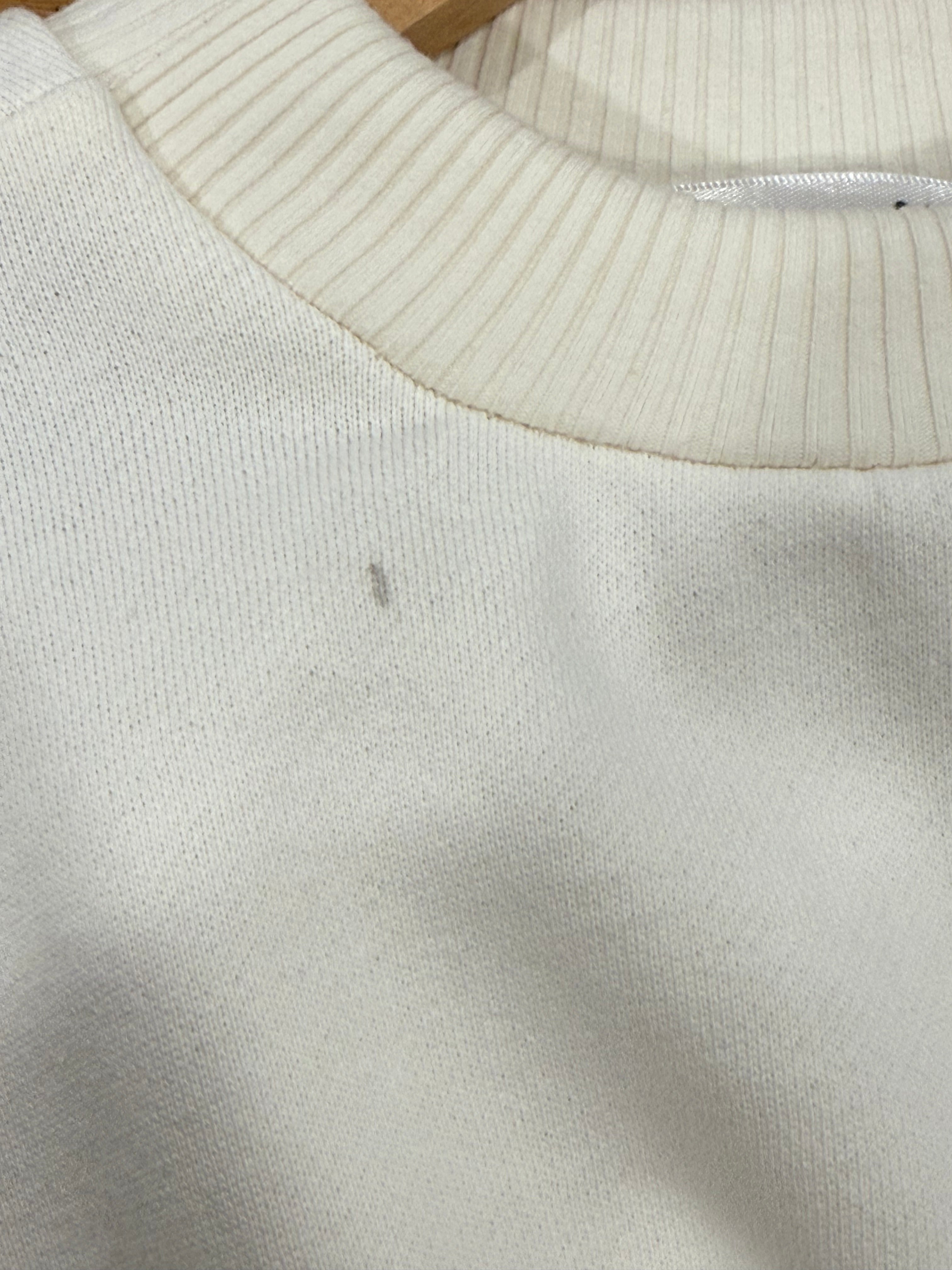 SAMPLE - MINI SWEATSHIRT ROMPER - MILK