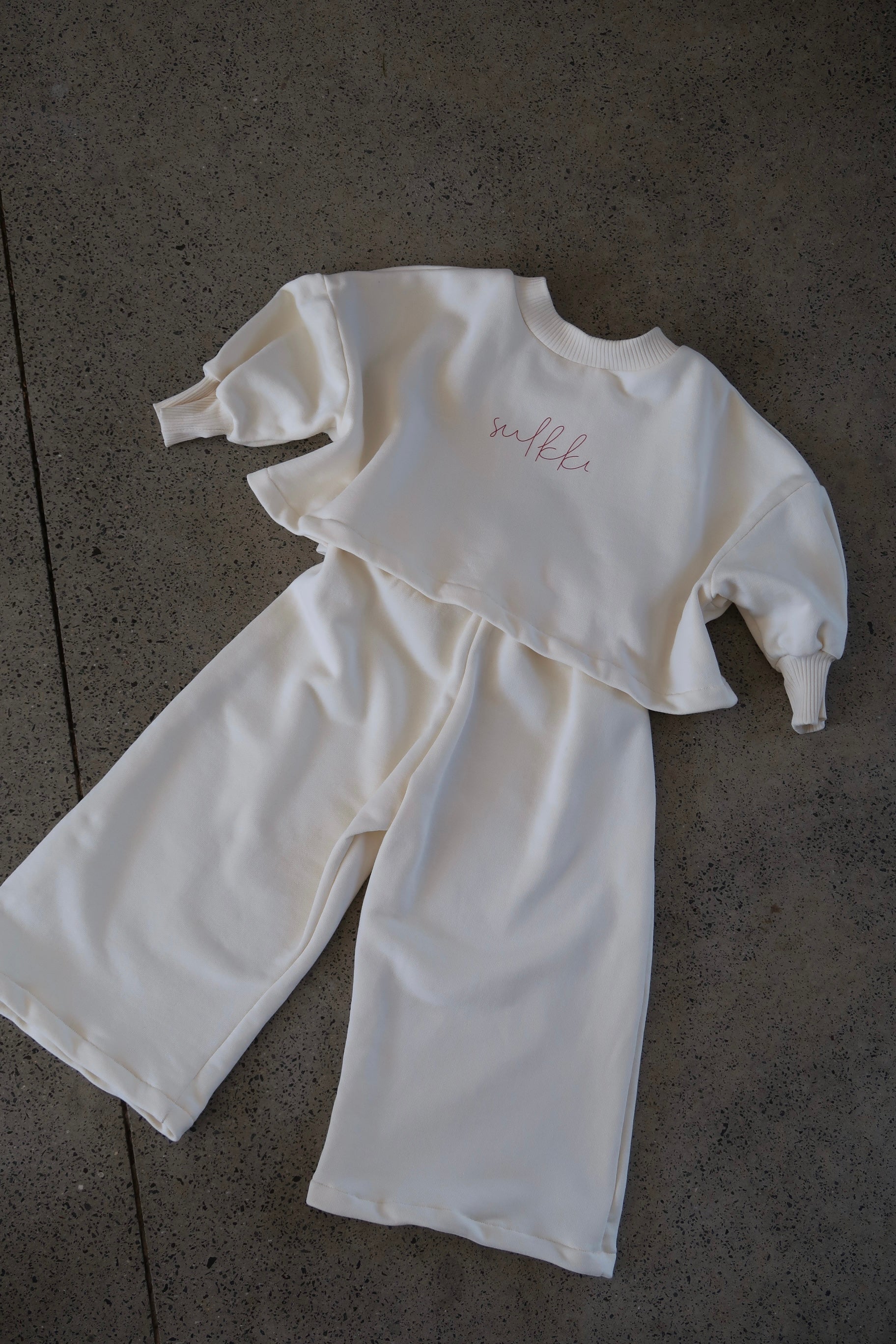 MINI TRACKSUIT SET - MILK